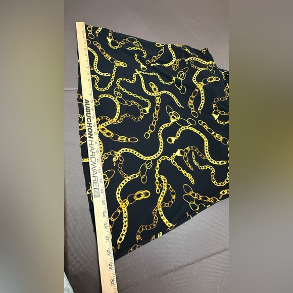 Trimshaper Swimsuit Tankini‎ 26W Black w/ Gold Chains Padded Old Money Mobwife - Picture 8 of 8